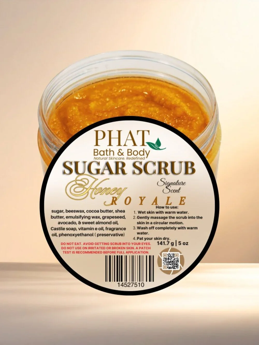 Phat Bath & Body Honey Royale Sugar Scrub